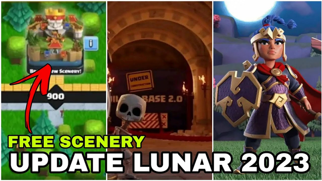 Update Sneaky Peek Lunar 2023 Clash of Clans! Free Scenery! Builder Hall Patch 2.0! New Obstacle NYC