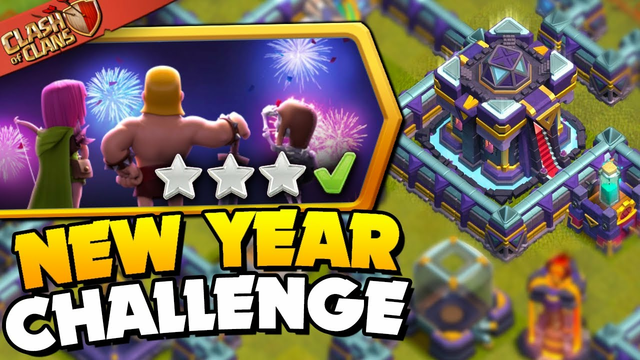 Easily 3 Star the Happy New Year 2023 Challenge (Clash of Clans)