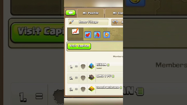 I am showing sumit007 clan in (clash of clans) #sumit007