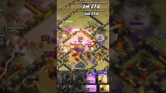 town hall 10 base !! bowler giant X clone spell clash of clans #shorts #coc #gaming #short