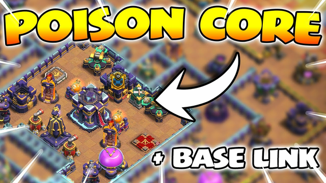 POISON CORE BASE = SO DIFFICULT!!! TH15 Base With TH15 Base Link | Clash of Clans