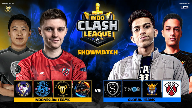 TWOB, STRUT, TRIBE Gaming and more in SHOWMATCH of Indo Clash League  | Clash of Clans