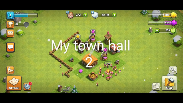 My town hall 2 Clash of Clans