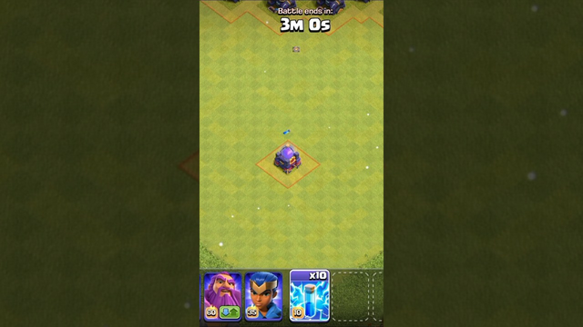 How Many Lightning Spell Is Needed To Destroy Spell Tower #shorts #clashofclans #coc #123go #tiktok