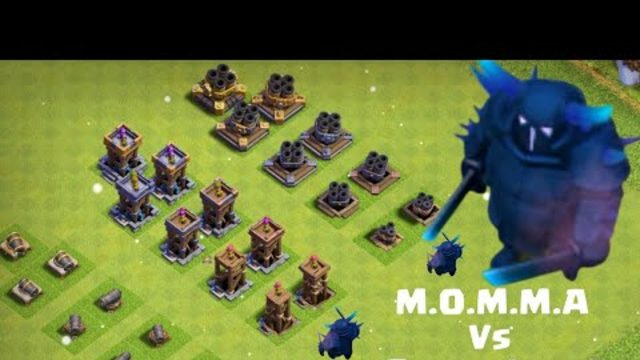 M.O.M.M.A Vs Every Level Defenses (Builder Base) | Clash of Clans