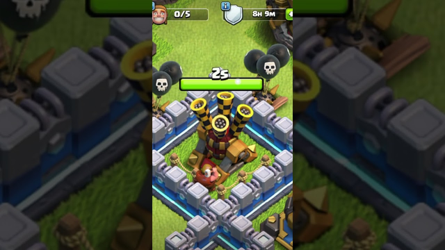 Clash Of Clans Air Defense Upgrade Level 9 To 10 #shorts #viral