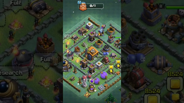 coc clash of clans game my attacks for other towns#@officialsuraj_72 #shorts #subscribe