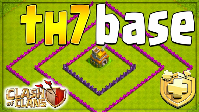 TH7 BASE with LINK (2023) Clash of Clans