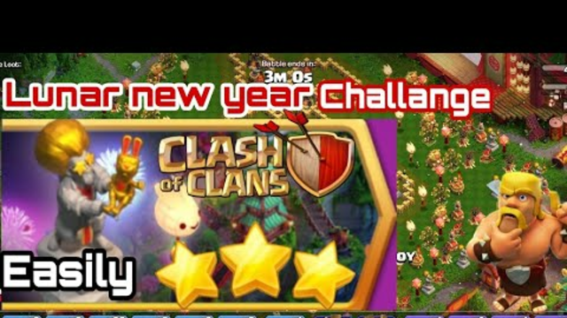 Lunar New Year Challange Complete Without Queen Availability! Clash of clans new event complete #coc