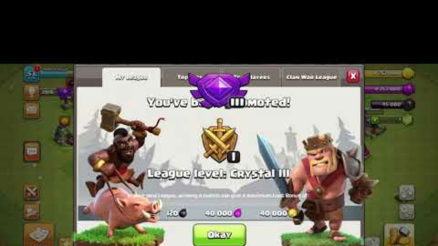 Clash of clans: Getting to crystal league III