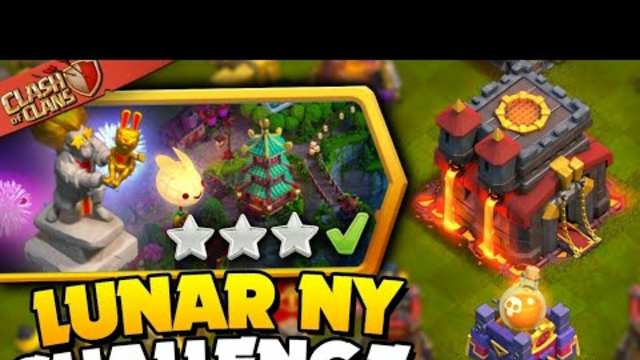 easily 3 star the luner new year challange (clash of clans)