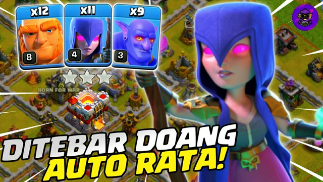 SIMPEL BANGET! GIANT + WITCH + BOWLER (GIWIBO) - STRATEGI TH 11 | COC INDONESIA
