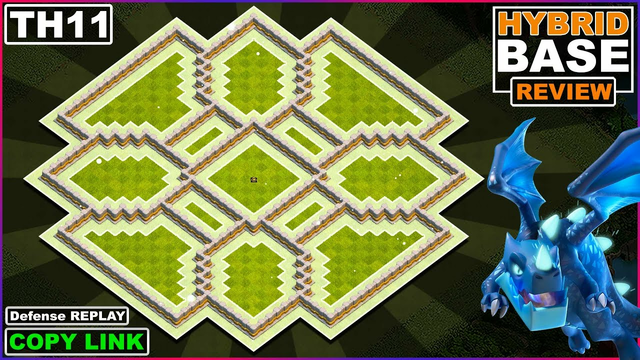 NEW TH11 base 2023 with COPY LINK | COC Town Hall 11 Hybrid/Trophy/Farming Base - Clash of Clans