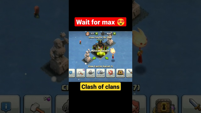 All levels of clan castle in clash of clans | #shorts  #trending #viral #gaming #clashofclans #coc