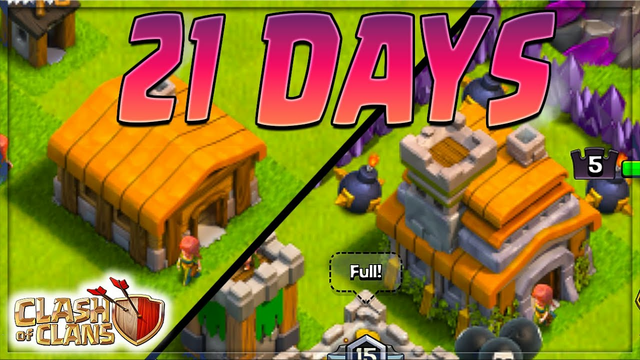 MY 21 DAY PROGRESS in Clash of Clans!