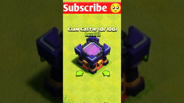 Clans Castle level 1 to max level 11 upgraded in clash of clans #clash #clashofclans #viral #shorts