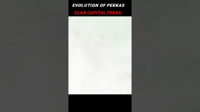Evolution of P.E.K.K.A in Clash of Clans.