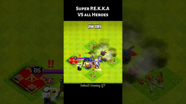 All Type Of Pekkas Vs All Max Heroes in Clash of clans