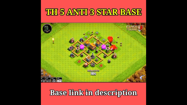 THE NEW ULTIMATE TH5 HYBRID/TROPHY Base 2023!! clash of clans |  #shorts #short #ytshorts #viral