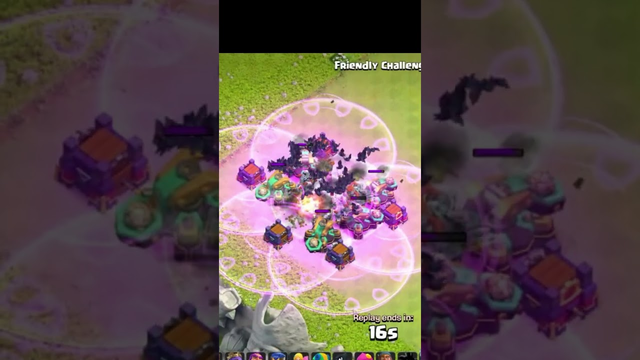 SCATER SHOT VS BAT SPELL || CLASH of clans ||#shorts #coc