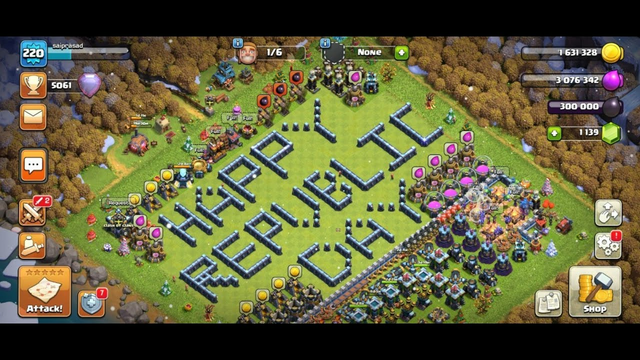 Happy Republic day!! Th13 Attacks in Legend League and Clan war (Clash of clans)