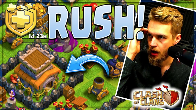 YOU HAVE NO CHOICE!  You MUST RUSH in CLASH OF CLANS!