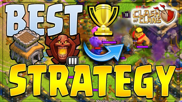 BEST TH8 TROPHY PUSHING ATTACK STRATEGY | Clash of Clans