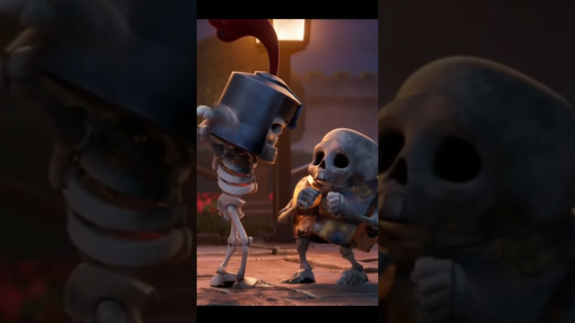 Larry To Skelton King Transformation-Clash of Clans #shorts