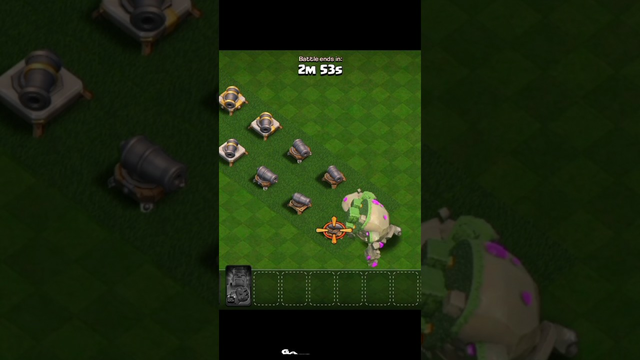 All Level Cannon vs Mountain golem - Clash of clans #clashofclans#viral#viralshorts