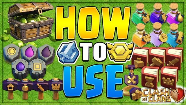 BEST WAY to USE GEMS, MAGIC ITEMS, MEDALS, CASH in Clash of Clans