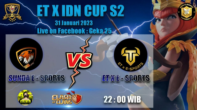 Tournament COC Indonesia - ET X IDN CUP | CLASH OF CLANS TH15