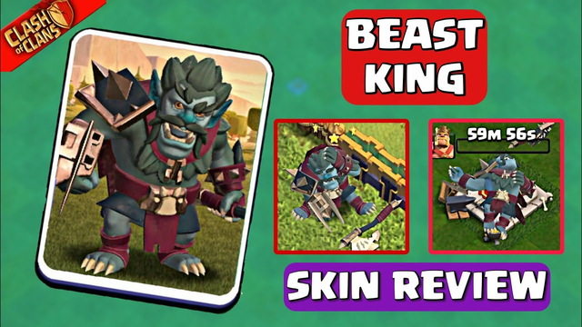 Beast King Skin Review | Clashflict | Clash of Clans