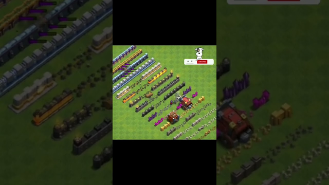Wall Wrecker Vs Log Launcher & All Level Walls Clash of Clans #shorts #coc #clashofclans