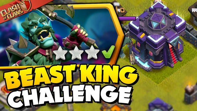 Easily 3 Star the Beast King Challenge (Clash of Clans)