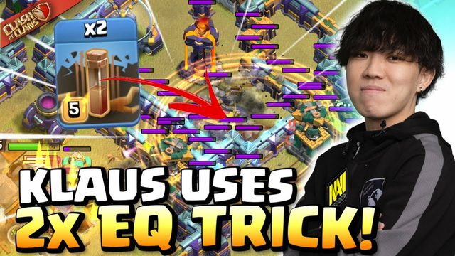 Klaus gets CLEVER with this 2 EQ Kill Squad! Clash of Clans