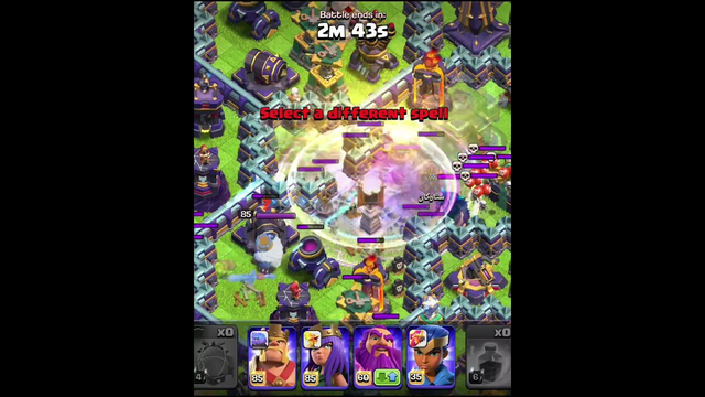 CLASH OF CLANS GAME ATTACK' #shortvideo #short