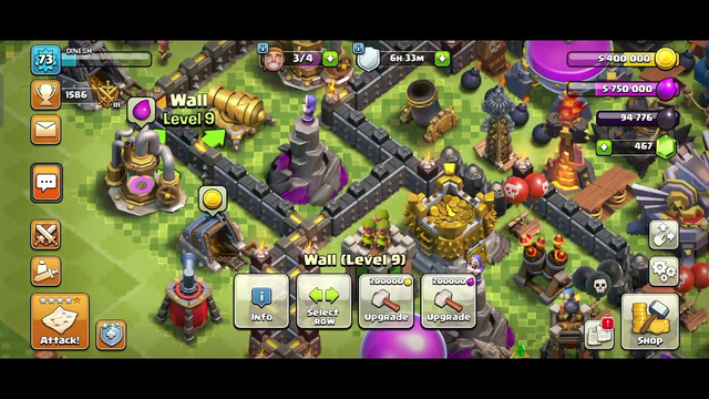 Town hall upgrade !! clash of clans !! RH gaming 101