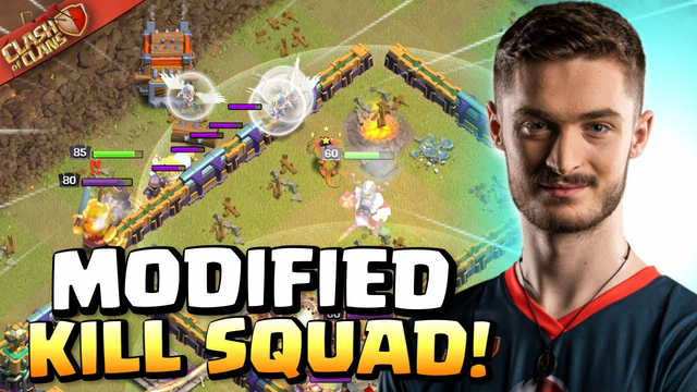 Excosist's MODIFIED Kill Squad makes his LALO UNNECESSARY! IMMORTAL HEROES!  Clash of Clans