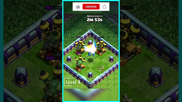 how strong is max ELECTRO against all air defense? clash of clans #shorts