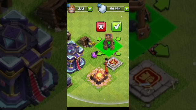 Healiry Tower in clash of clans #shorts #video