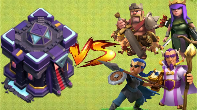 Town Hall 15 vs All Heroes (Clash of clans)