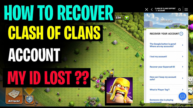 How to Recover Clash of Clans Account in 2023 - Coc Account Recovery without Gmail & Supercell ID