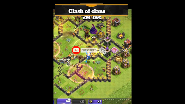 Clash of clans valkyrie attack /th9, town hallclash of clans gameplay #shorts #viral #clashofclans