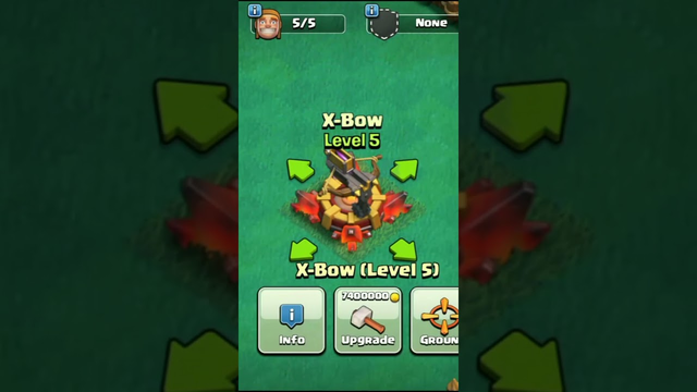 clash of clans #x bow upgraded level 1 to max #psl8 #coc #psl2023 #songs #pslshorts