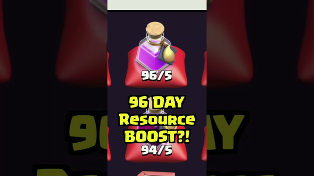 Can We Use 96 Resource Potions at Once? (Clash of Clans)