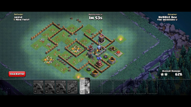 builder base air attack:-clash of clans !!  air attack in builder base :- coc !!! #clashofclans #coc