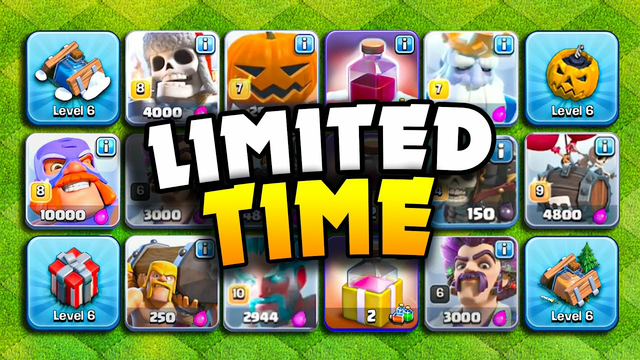 History of EVERY Limited Time Troops & Traps in Clash of Clans!