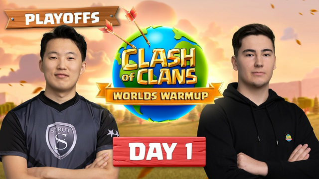 Worlds Warmup Playoffs Day 1 | Clash of Clans | #ClashWorlds