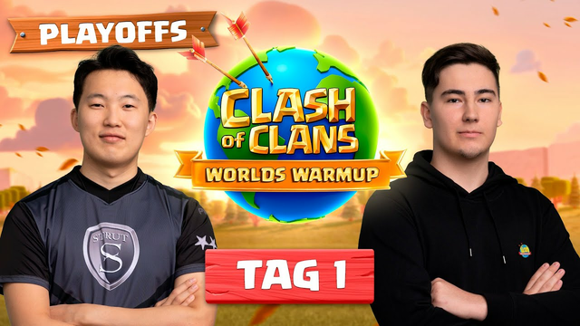 Playoffs Tag 1 des 30.000 Warm Up Qualifier| Clash of Clans Live