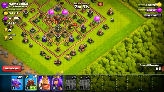 12 Droga and  Lightningspell Lets what hapen Next....?? ( clash of clans)
